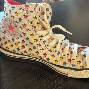 Converse Stars Pink Blue Yellow sz 9